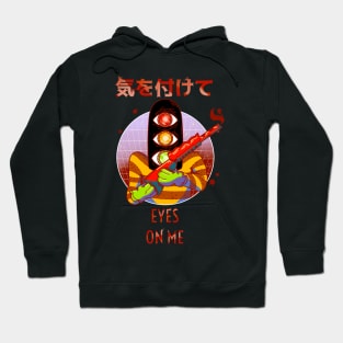 Kiotsukete! Eyes On Me Hoodie